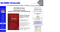 Desktop Screenshot of kjv-bible-verses.com