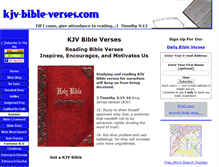 Tablet Screenshot of kjv-bible-verses.com